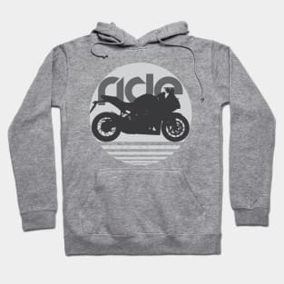 RIde cbr650f sun Hoodie